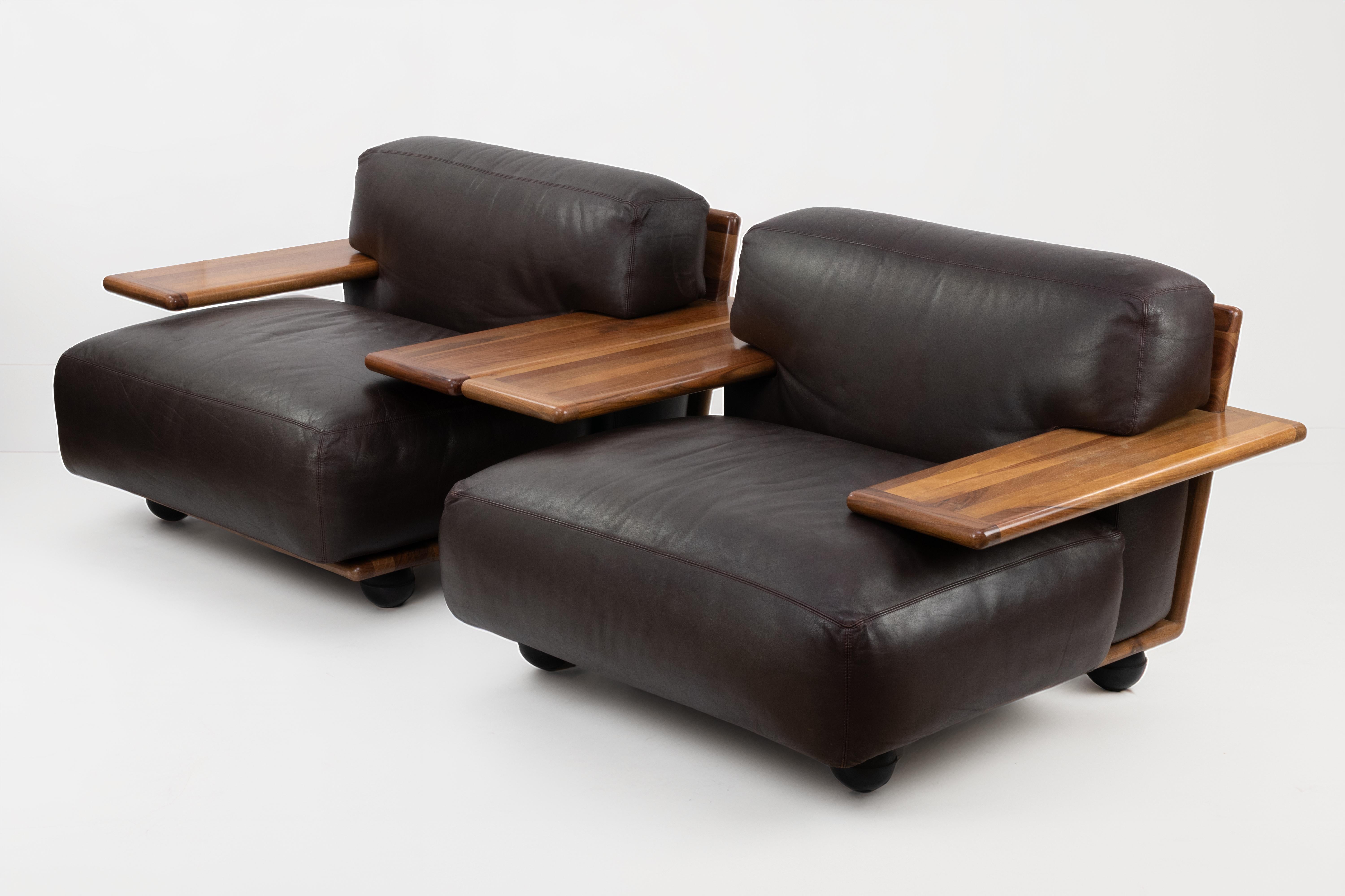 Groupe de sièges Pianura de Mario Bellini pour Cassina Excellent état - En vente à Roma, IT