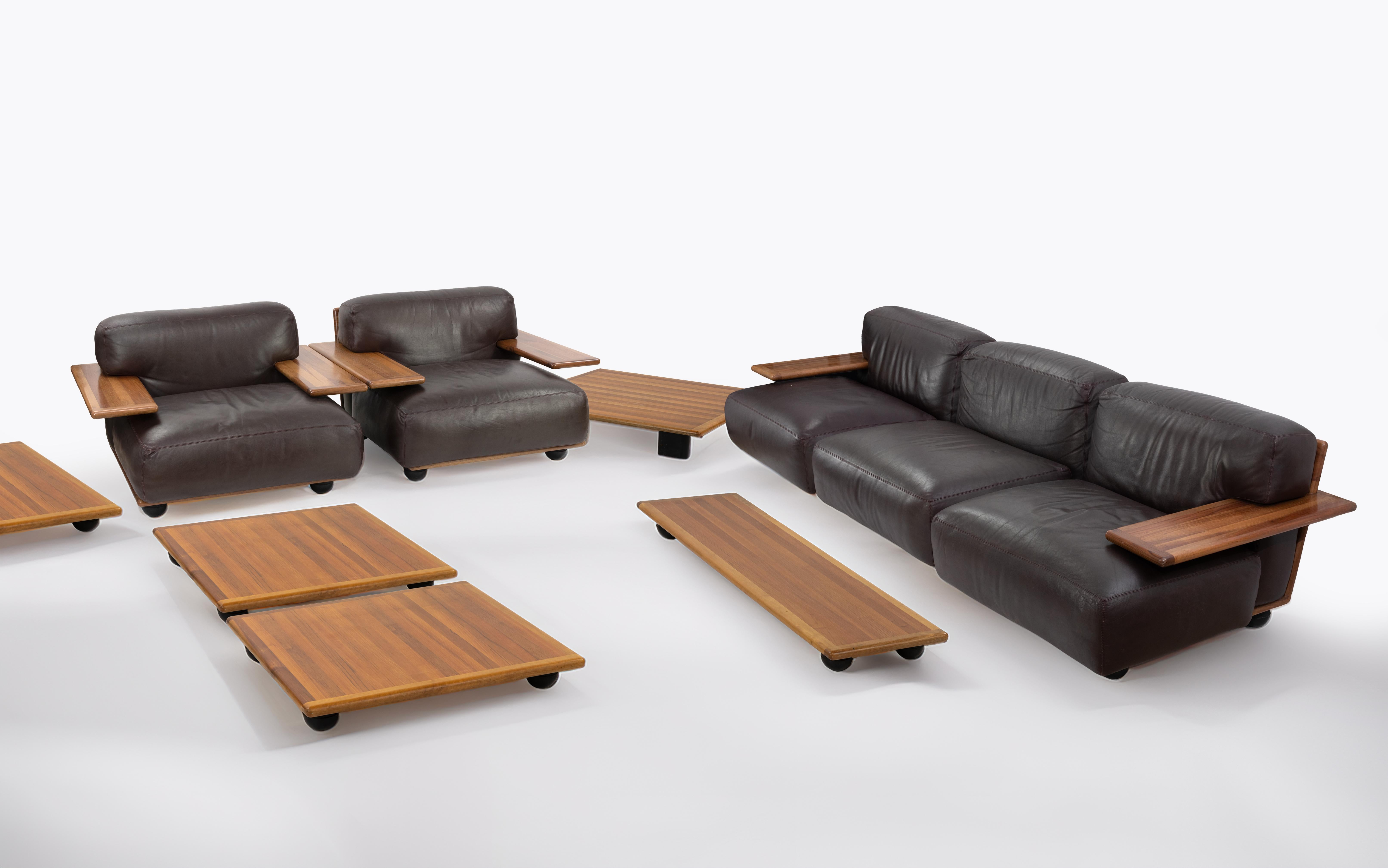 italien Groupe de sièges Pianura de Mario Bellini pour Cassina en vente