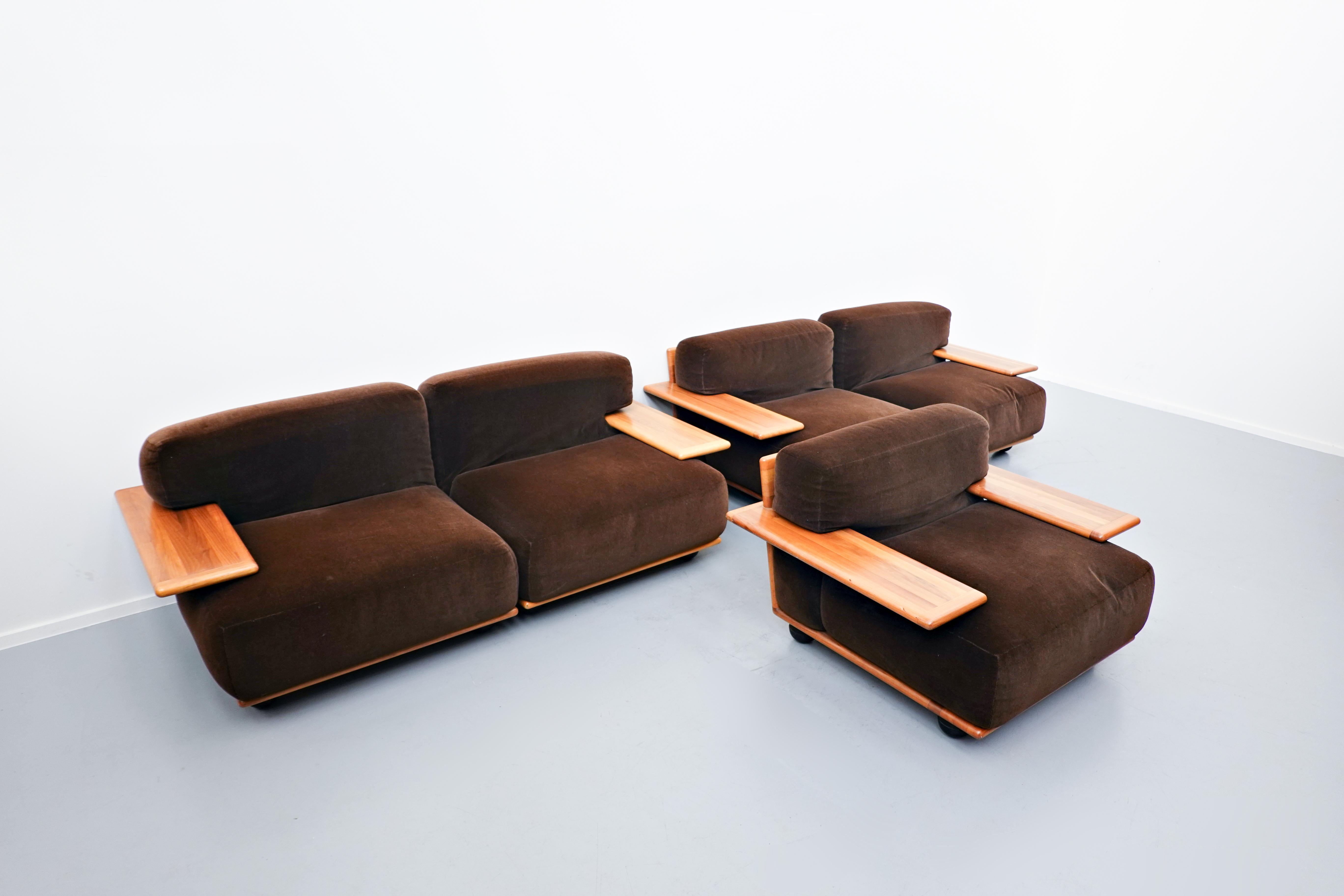 Pianura Sofa by Mario Bellini for Cassina, 1970s '2 available' In Good Condition In Brussels, BE