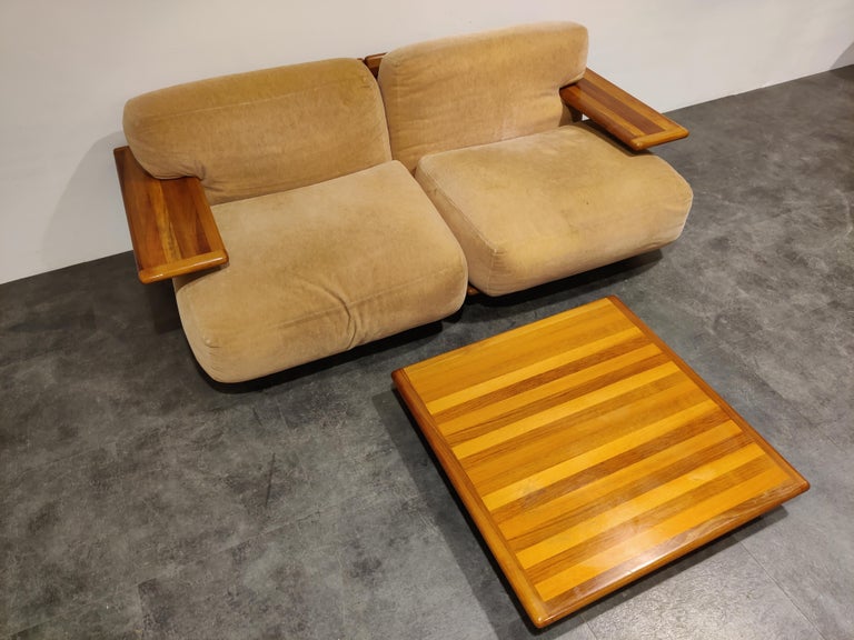 Italian Pianura Sofa Set by Mario Bellini for Cassina For Sale