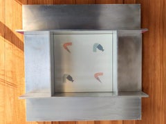 Carreau de céramique "Acqua e fuoco" conçu par Gio Ponti pour Gabbianelli, 1989