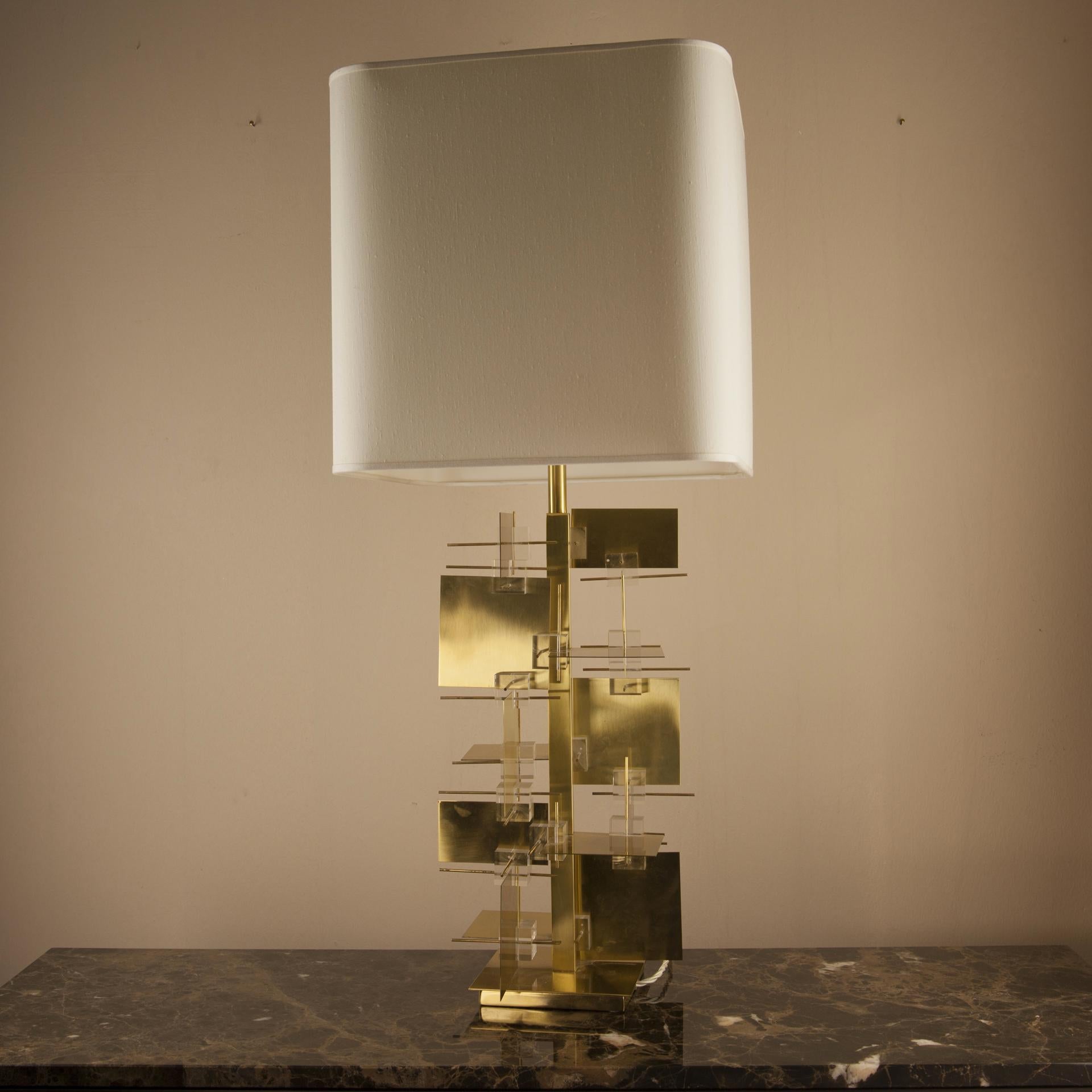 Italian Piastrine Table Lamp For Sale