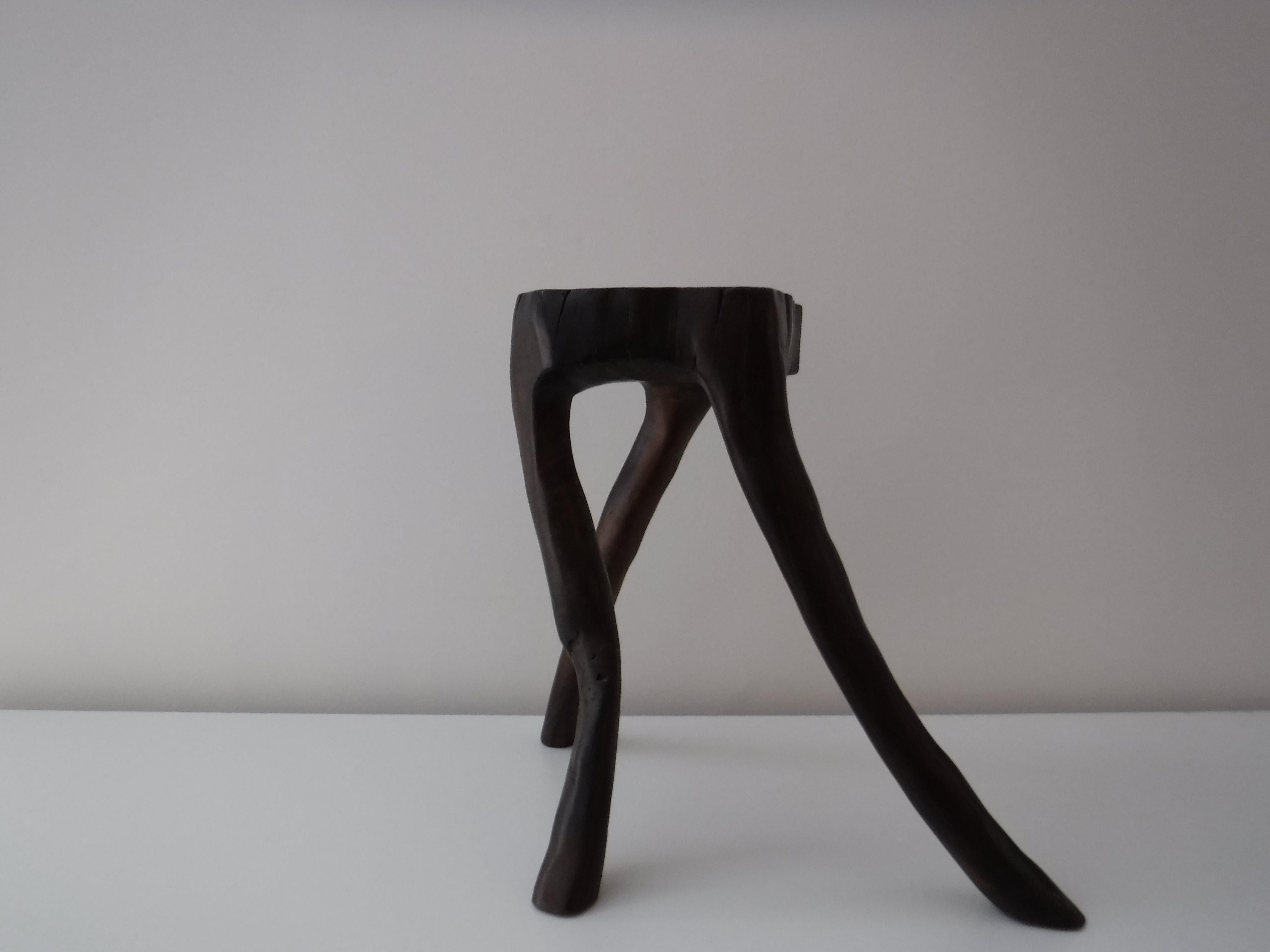 Post-Modern One of a kind Contemporary Piatá Stool in wood by Hugo França, Brazil 2016