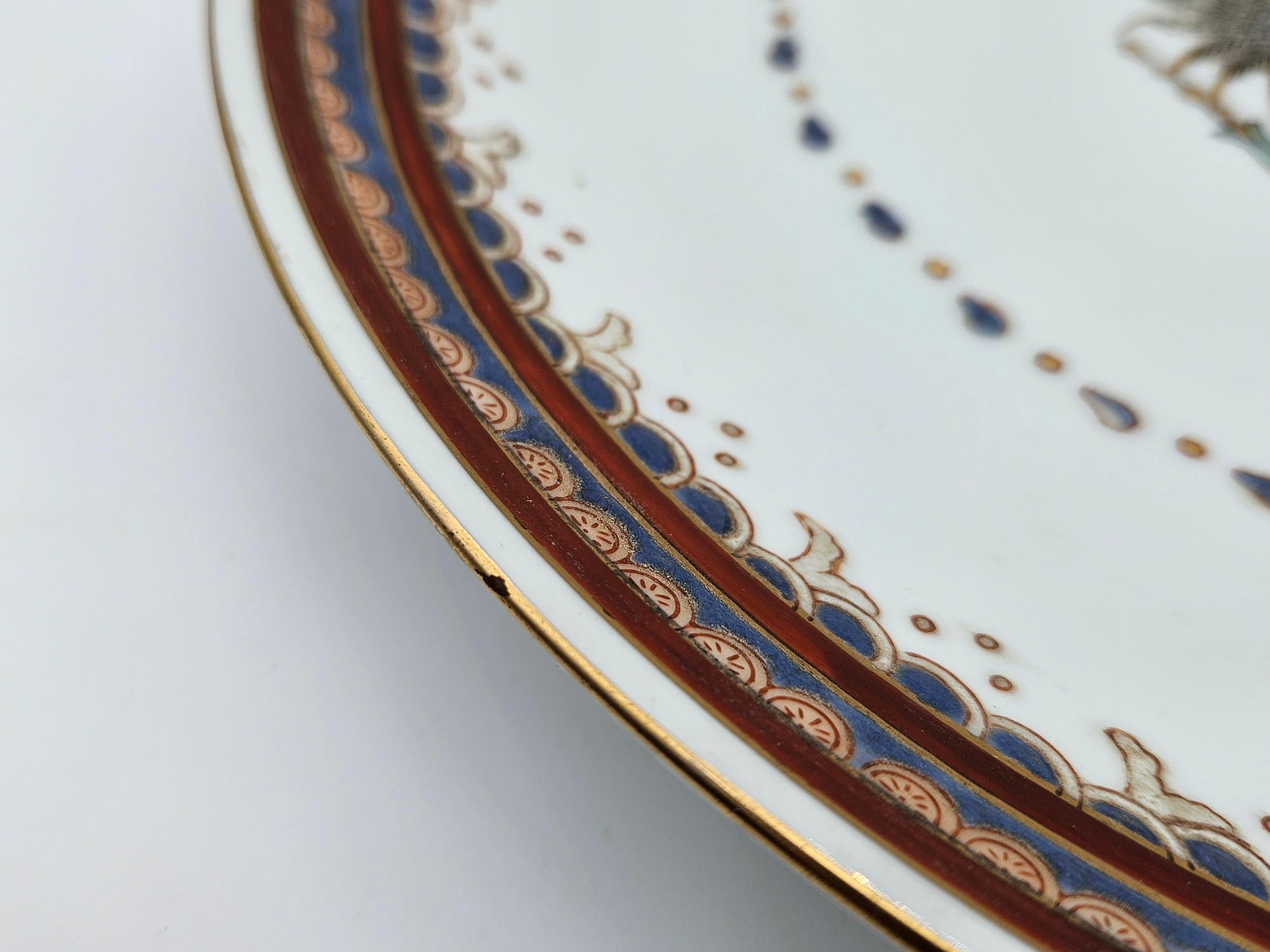 Early 20th century polychrome ceramic plates For Sale 8