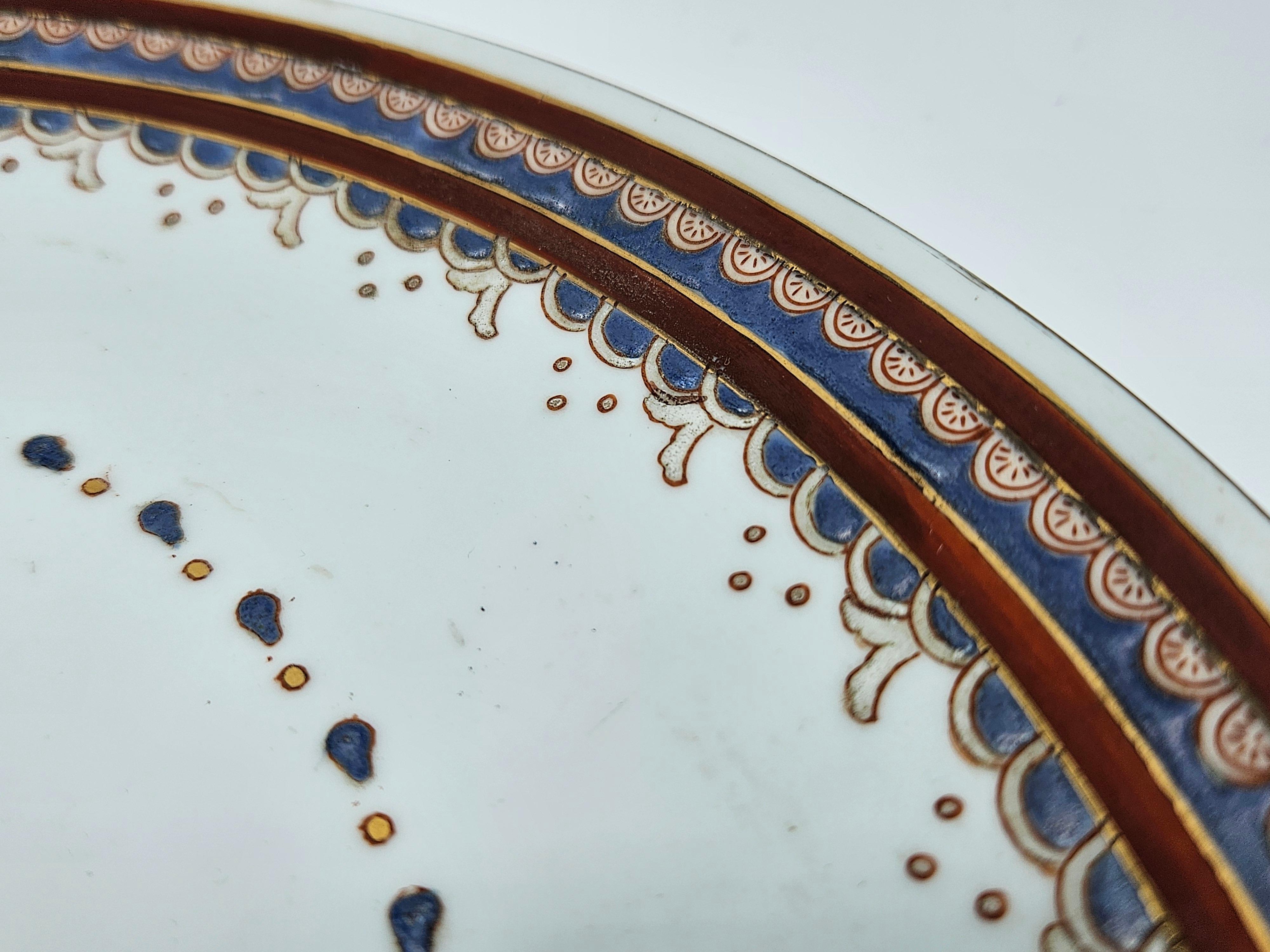 Early 20th century polychrome ceramic plates For Sale 10