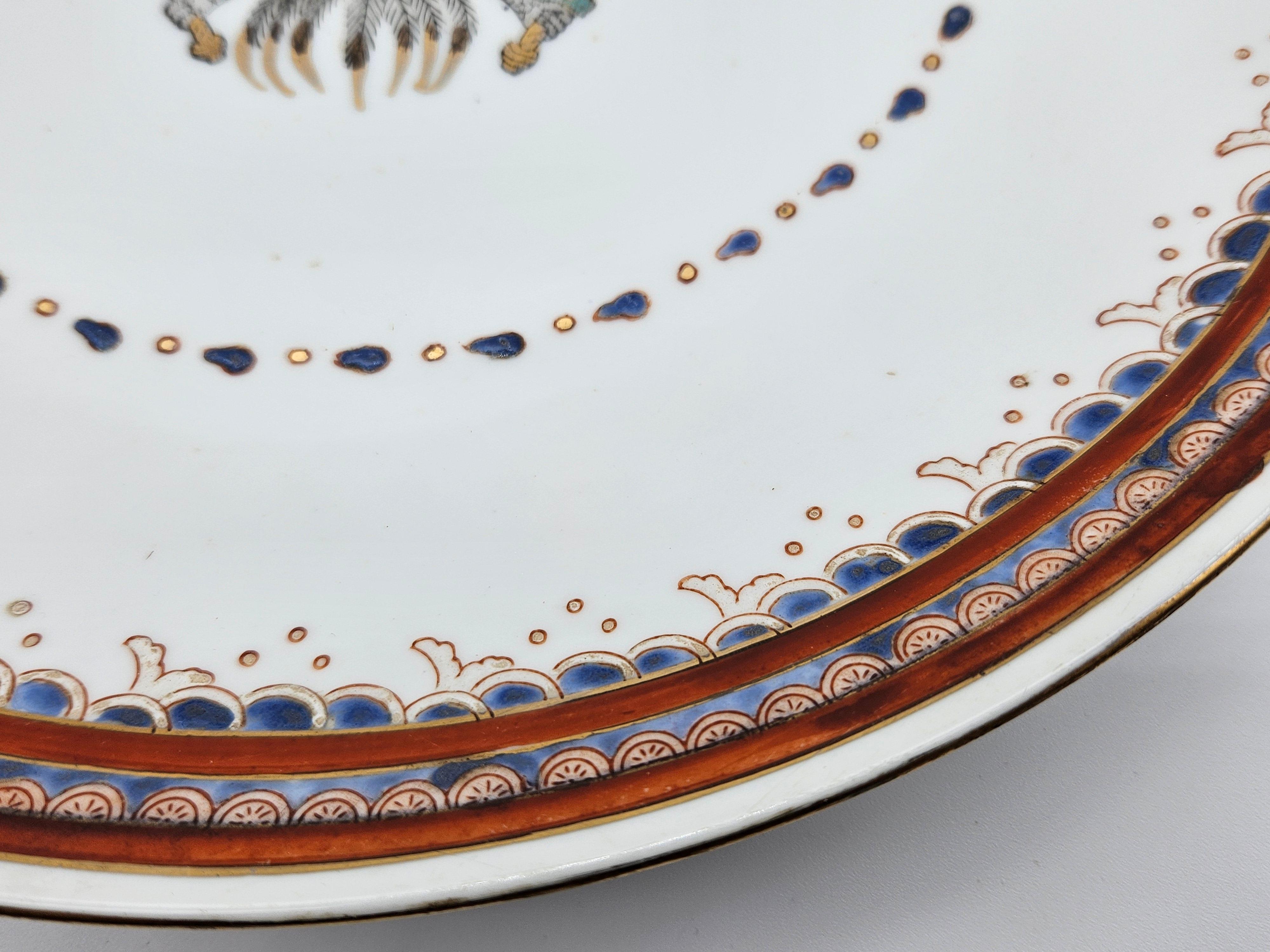 Early 20th century polychrome ceramic plates In Good Condition For Sale In Premariacco, IT