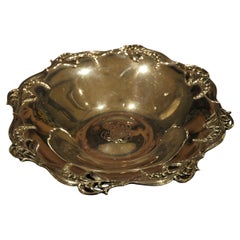 Soucoupe festonnée en argent Tiffany & Co. décorée de muguets