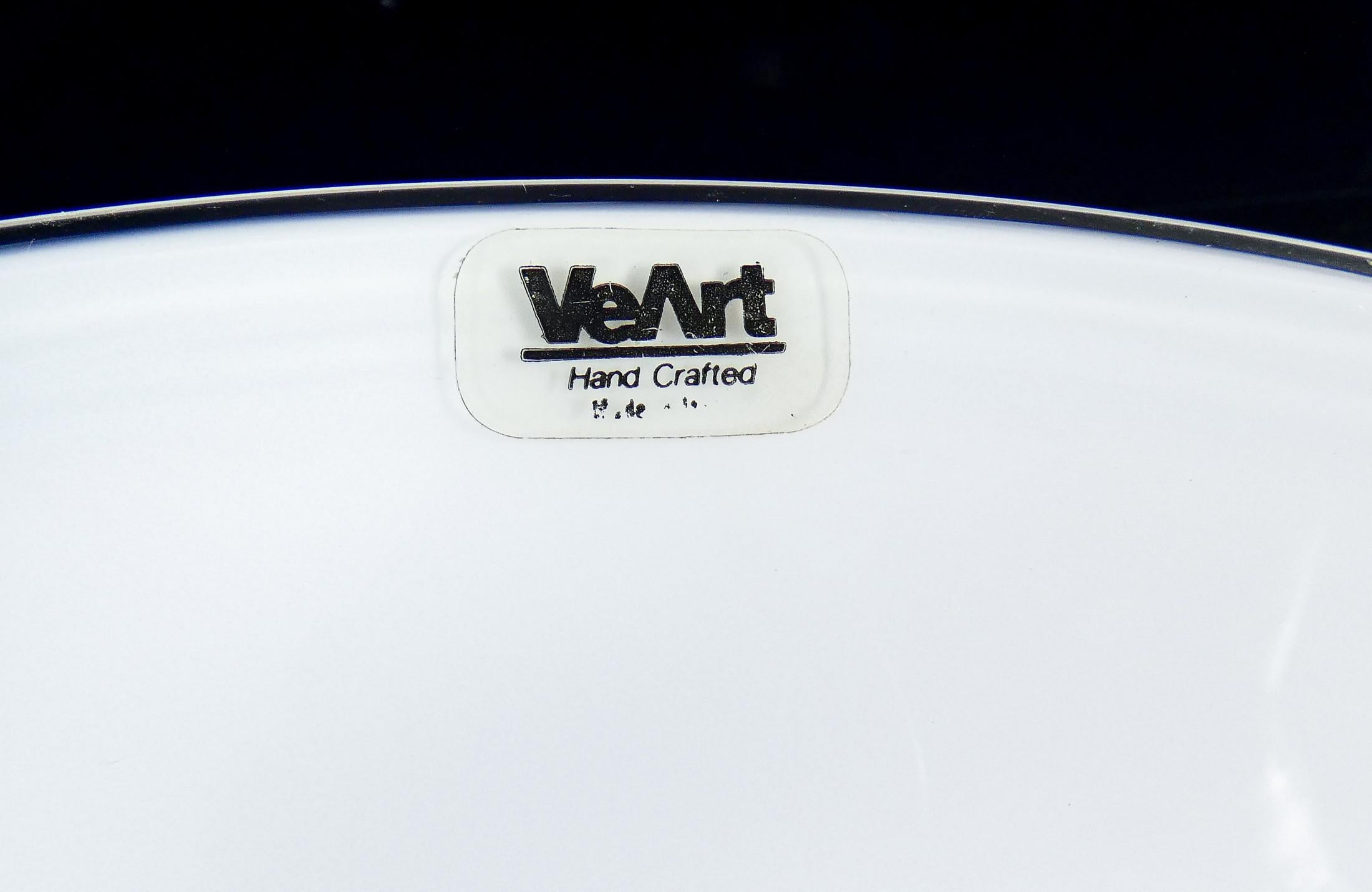 Piatto centrotavola design VEART, in vetro soffiato. Murano (Geblasenes Glas) im Angebot