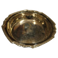 Plato de centro de mesa de plata firmado por Tiffany & Co.