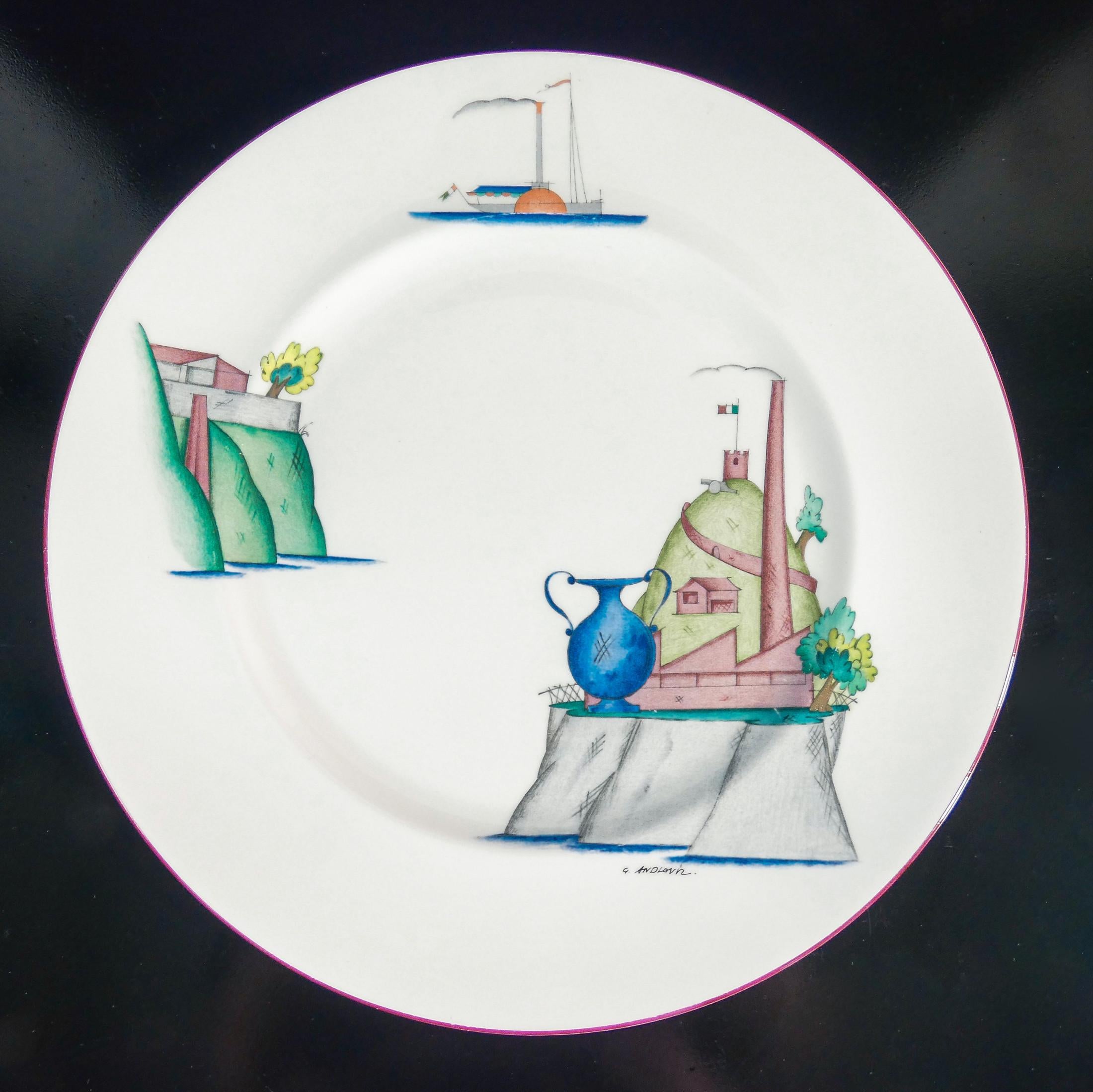 Plaque décorative
porcelaine, design
Guido ANDLOVITZ.
Richard Ginori.

Réalisé à l'occasion de l'inauguration de la Bone China Factory dans l'usine de Laveno.

ORIGINE
Italie

PÉRIODE
1990

CONCEPTEUR
Guido ANDLOVITZ

MARQUE
Richard