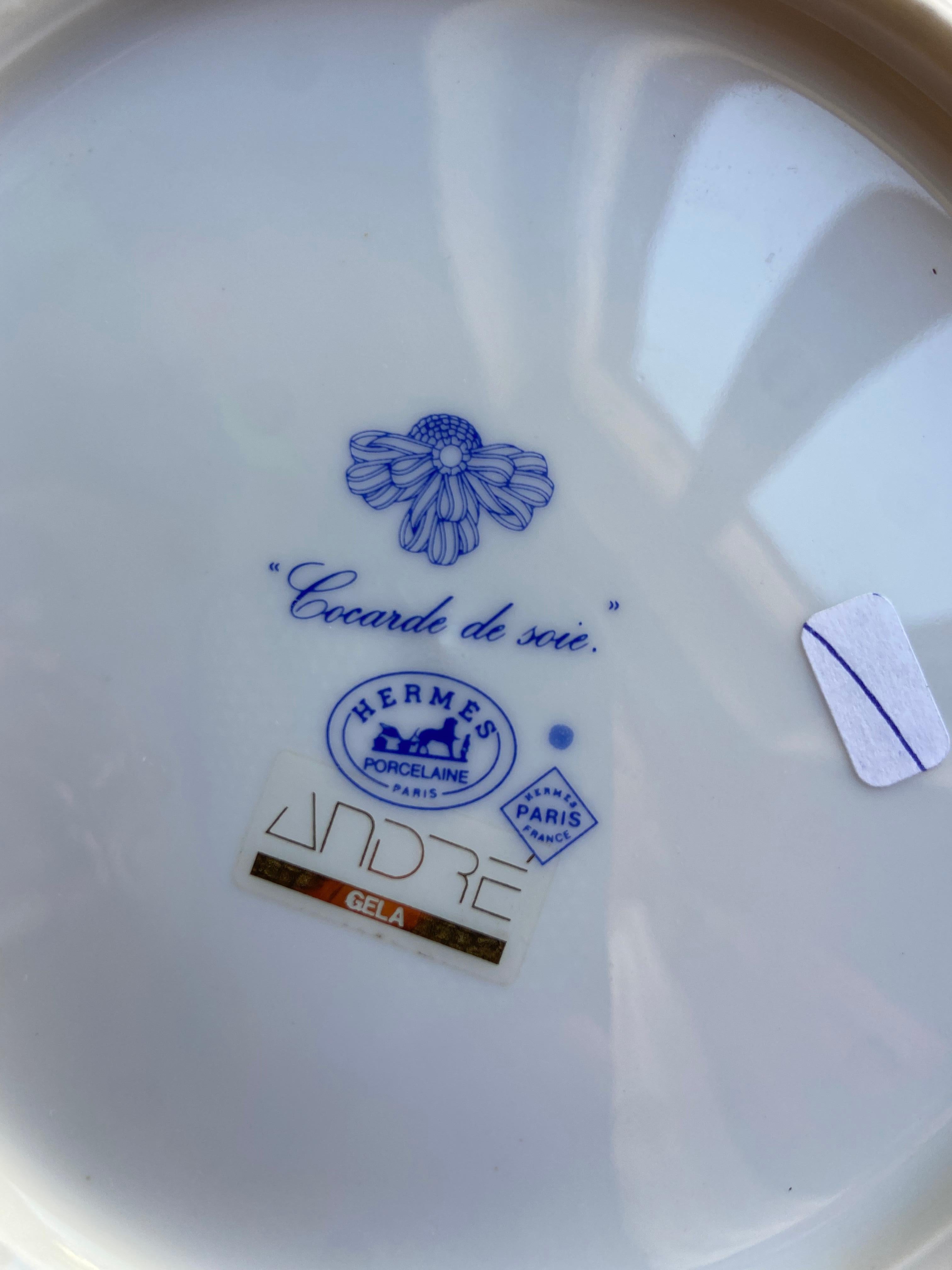 Piatto di Hermès in porcellana 
