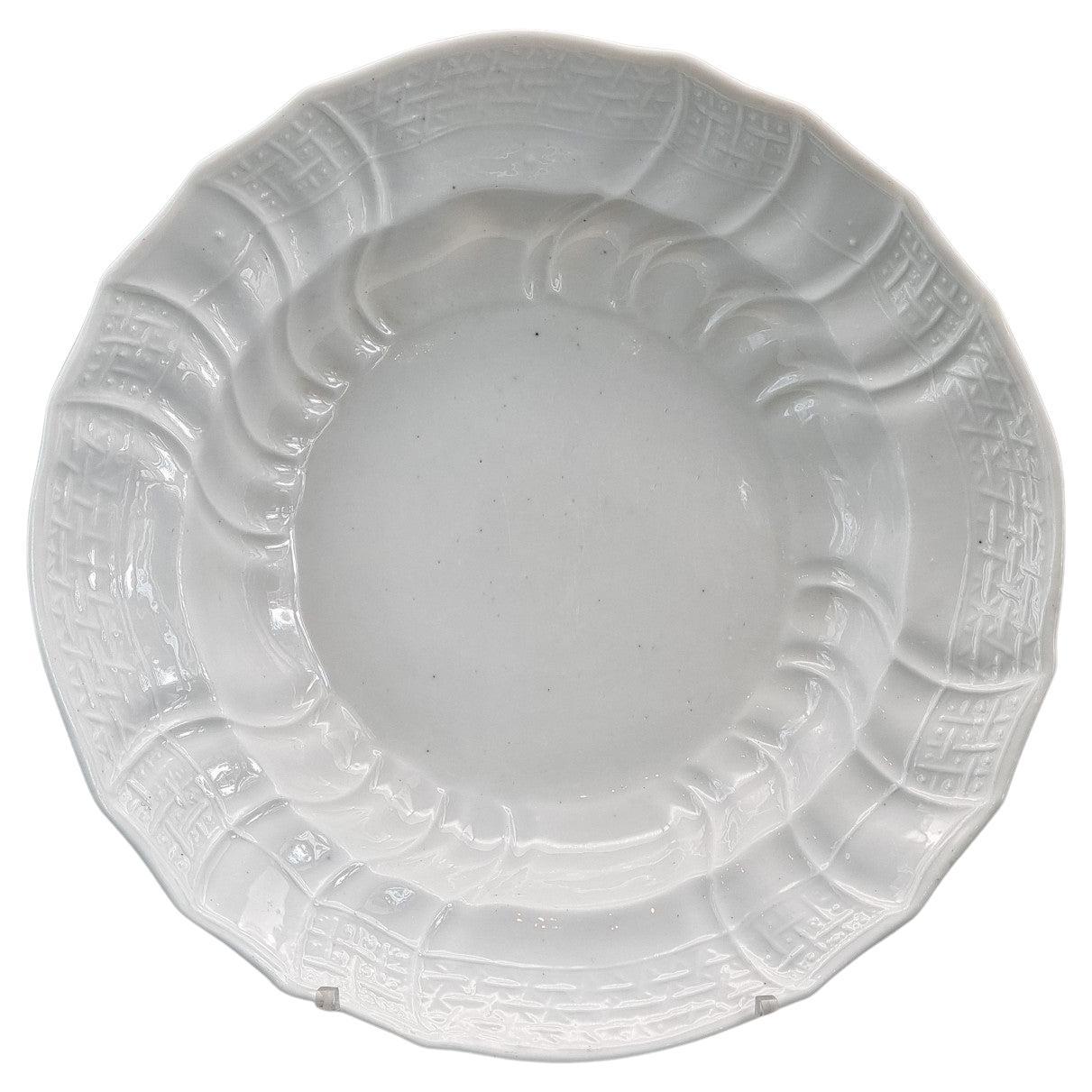 Piatto fondina in porcellana Meissen, motivo Neu Brandenstein