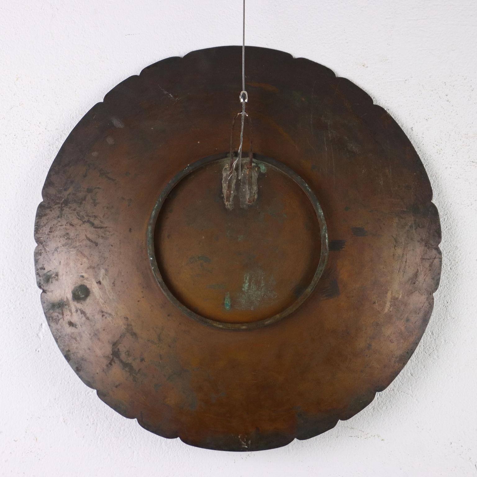 Bronze Plate Japan Meiji Era 1868-1912 For Sale 5