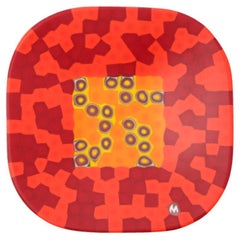Murano glass plate - Design Eliana Lorena,  Asia A