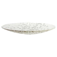 Murano glass plate - Design Paolo Cappello, "Vent de printemps" 24 cm