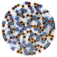 Murano glass dish in millefiori murrine cm 13