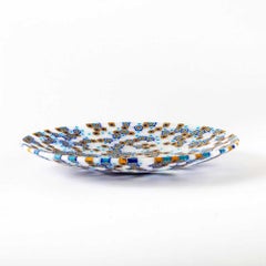 Mehrfarbige Schale aus Muranoglas mit Millefiori  ø 24 cm