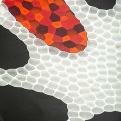 Murano glass plate - Design Shinobu Ito,  "Kai"  B 20x17 cm
