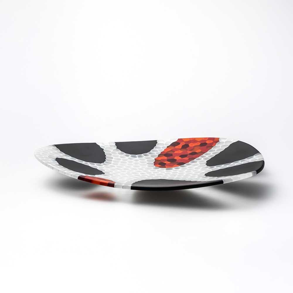 Italian Piatto in vetro di Murano - Design Shinobu Ito,  