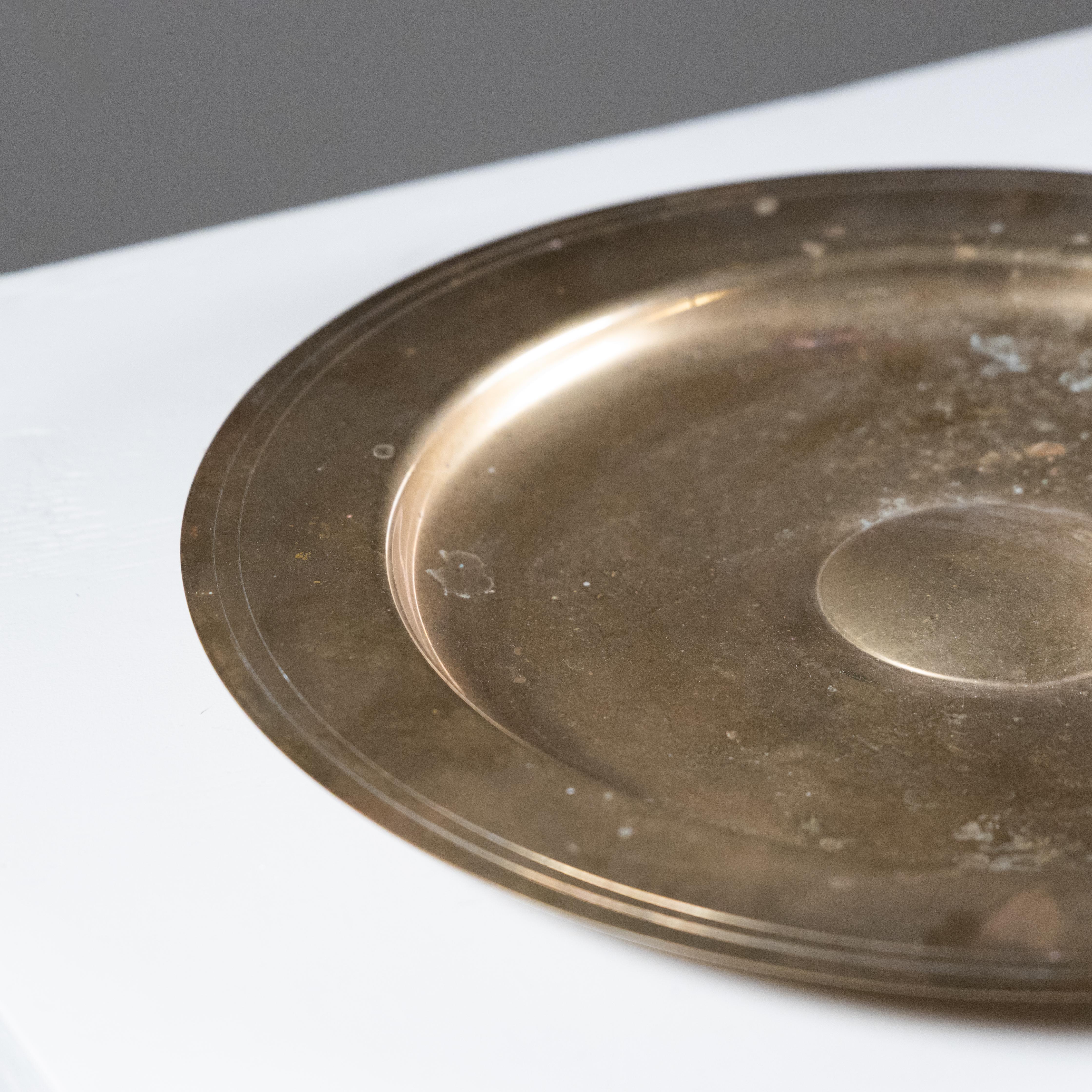 Mid-20th Century Piatto ottone, produzione italiana, 1960 For Sale