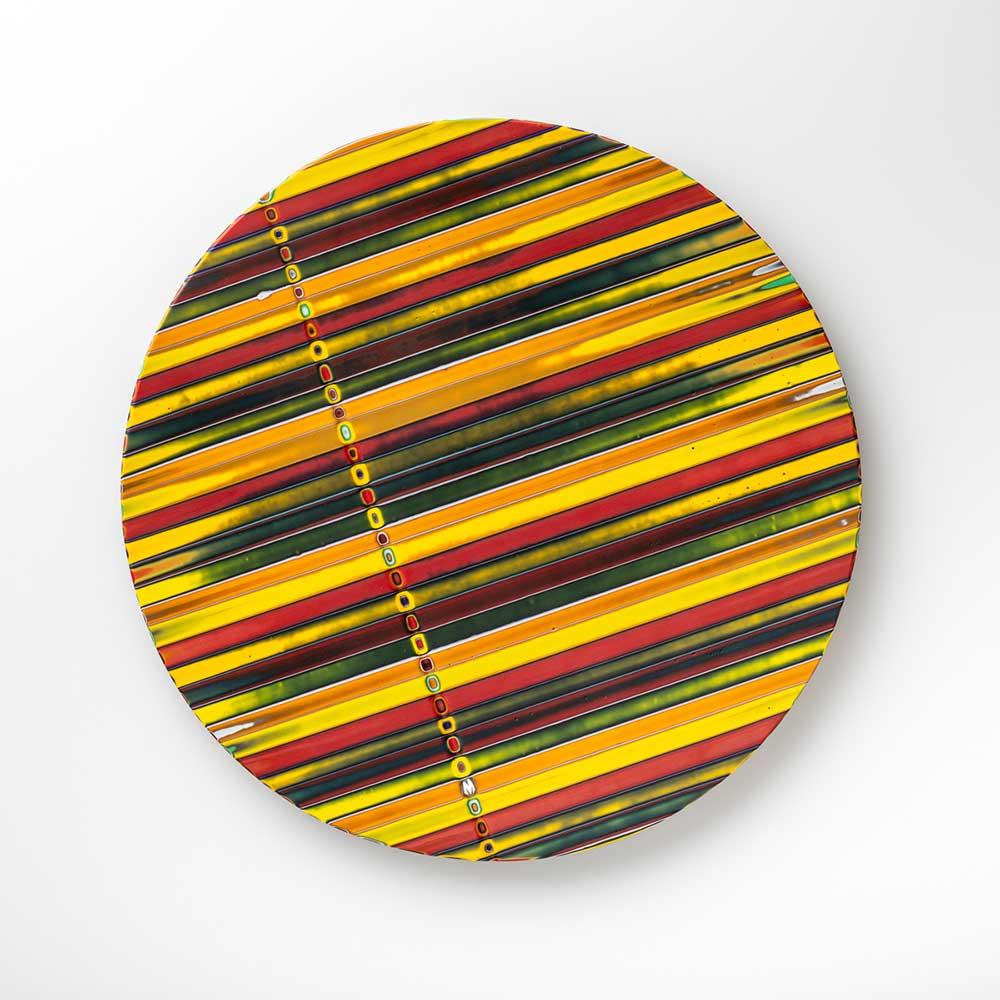 Fatto a mano Piatto in vetro di Murano - Design Denis Guidone,  