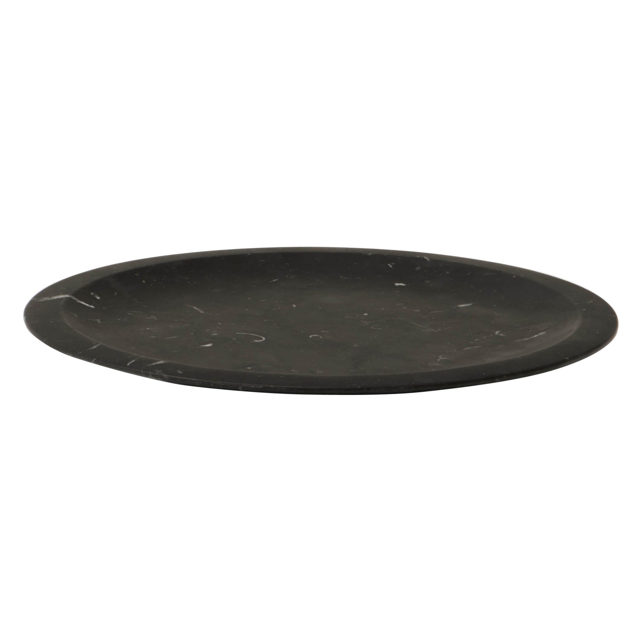 Piatto Piano #1, Dining Plate, Black by Ivan Colominas For Sale
