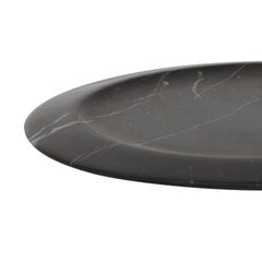 Piatto Piano #2, Dining Plate, Black by Ivan Colominas