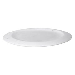 Piatto Piano #2, Dining Plate, White by Ivan Colominas