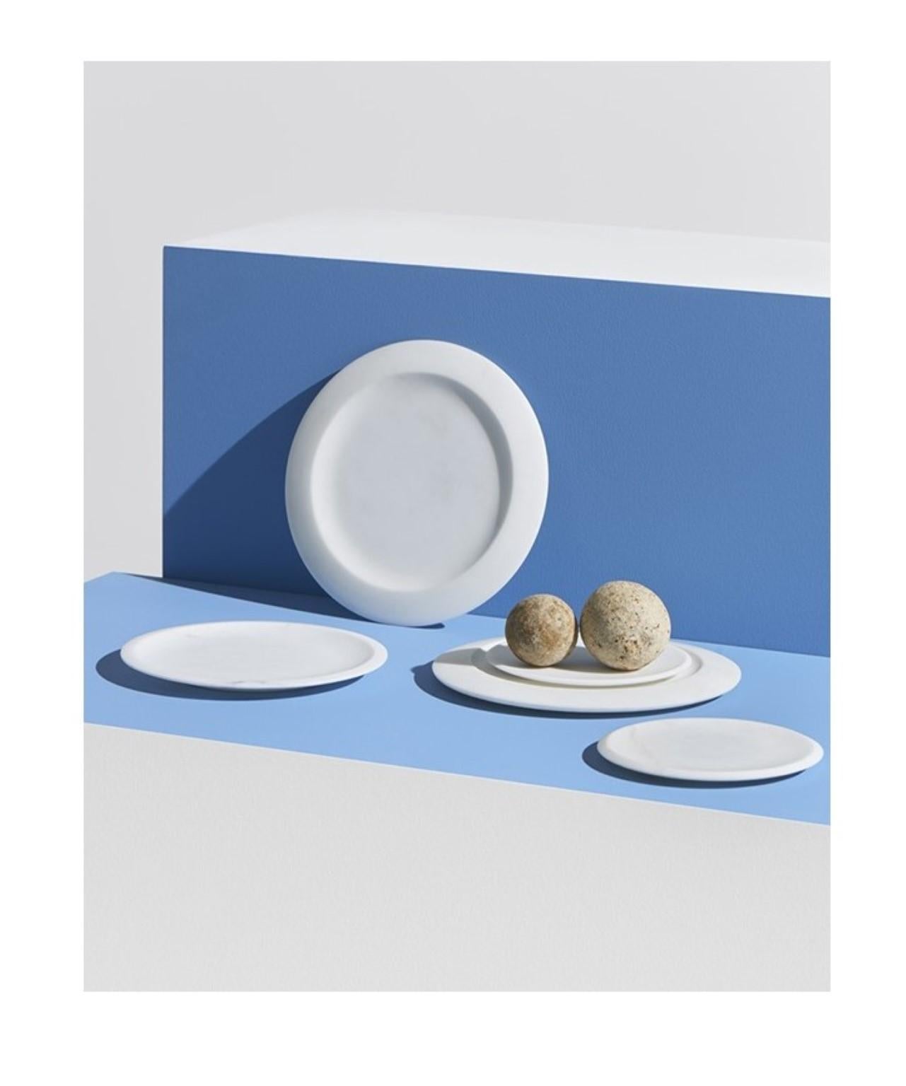 Piatto piano #3 - side plate by Ivan Colominas
Materia e Tavola Collection
Dimensions: 19 x 1.2 cm
Materials: Bianco Michelangelo
Also available: Bianco Carrara.

The collection is a tribute to one of Italy’s great masters of design and