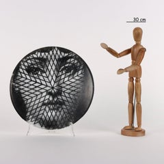 Piatto Piero Fornasetti Serie Tema e Variazioni, Italy 1960s