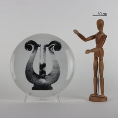 Piatto Piero Fornasetti Serie Tema e Variazioni, Italy 1960s