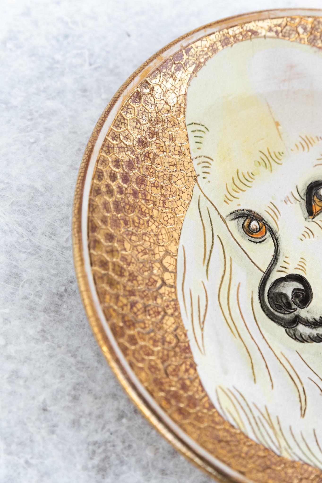 Plato de cerámica vintage Deruta, años 50 Italian en venta