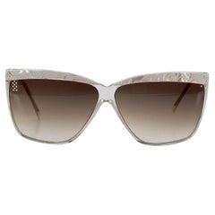 Piave Vintage Butterfly Sunglasses Mod. 269 60/13 130mm White