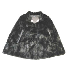 PIAZZA SEMPIONE Black Mink Cape