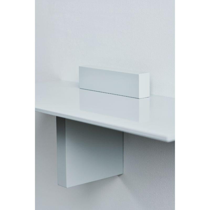 Post-Modern Piazzetta Shelf, Light Grey by Atelier Ferraro For Sale