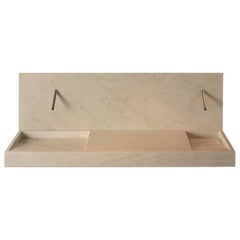 Caved "Slope" Sink in Natural Stone Customizable by Pibamarmi
