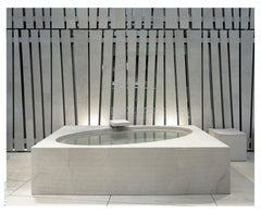 Bañera Cavada "Wabi" de Piedra Personalizable