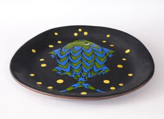 Picart Le Doux Black Fish Charger #2, France 1950's