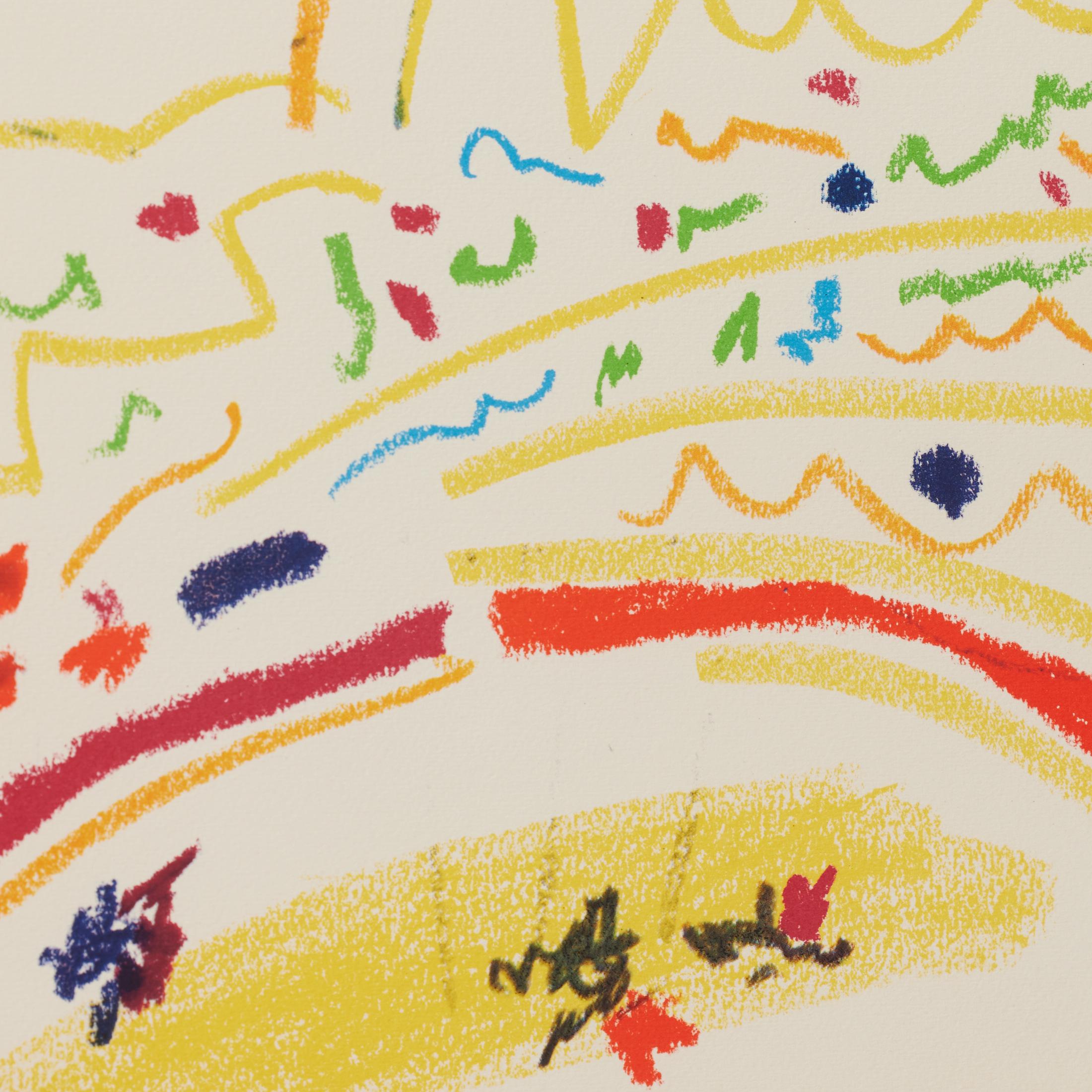 Picasso 1961 Lithograph from Toros y Toreros — Crayon Drawing Reproduction im Angebot 3
