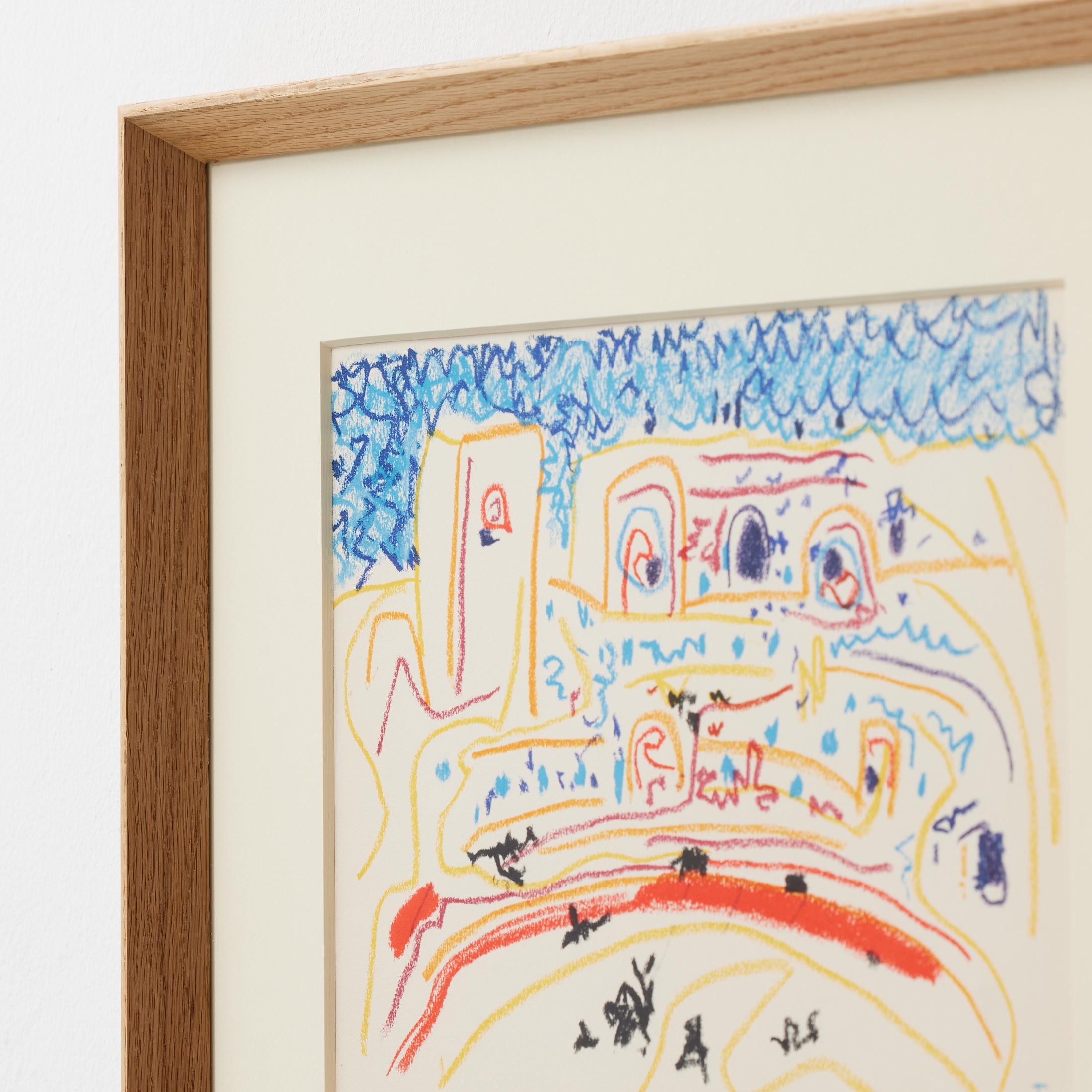 Picasso 1961 Lithographie von Toros y Toreros - Reproduktion einer Buntstiftzeichnung im Angebot 5