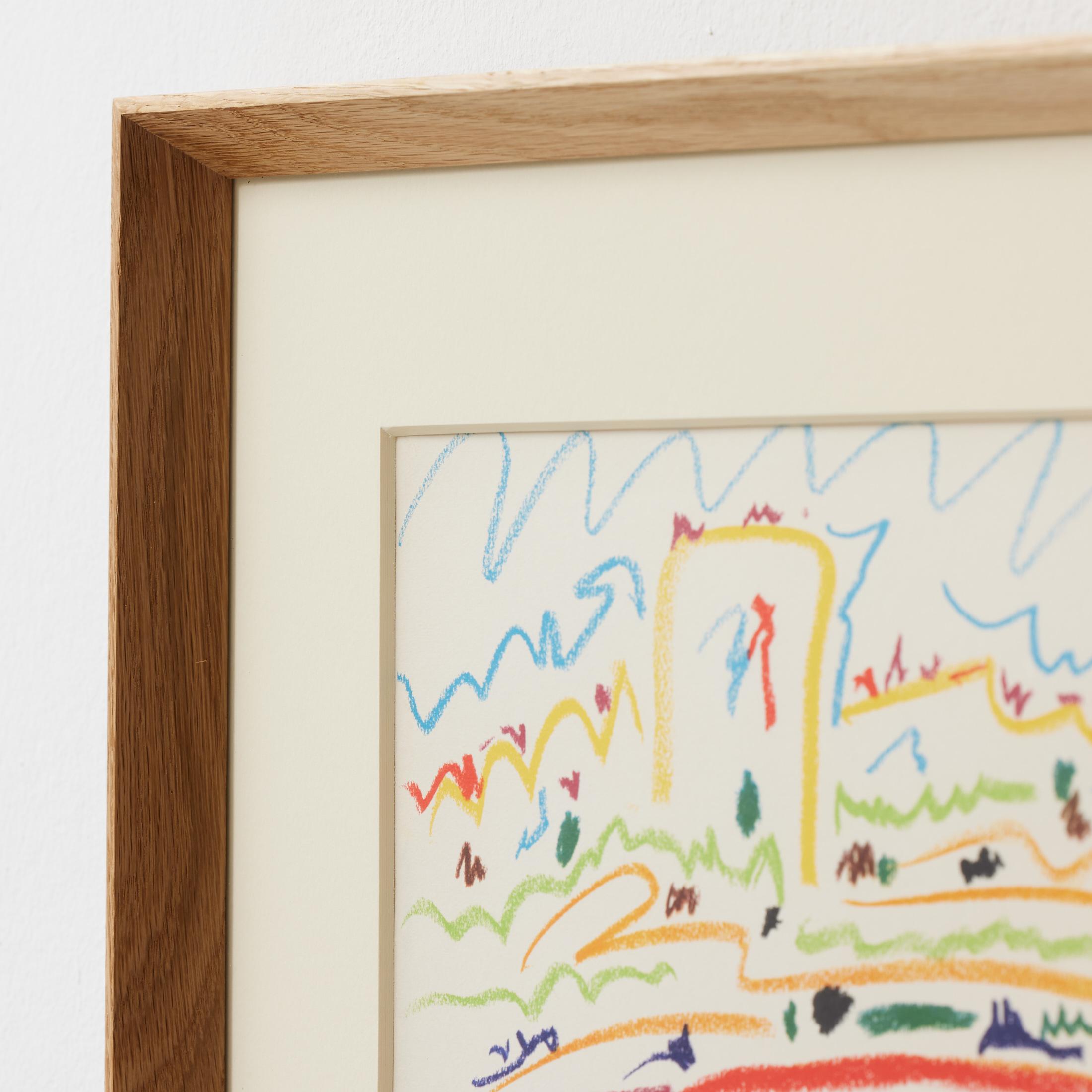 Picasso 1961 Lithographie von Toros y Toreros - Reproduktion einer Buntstiftzeichnung im Angebot 6