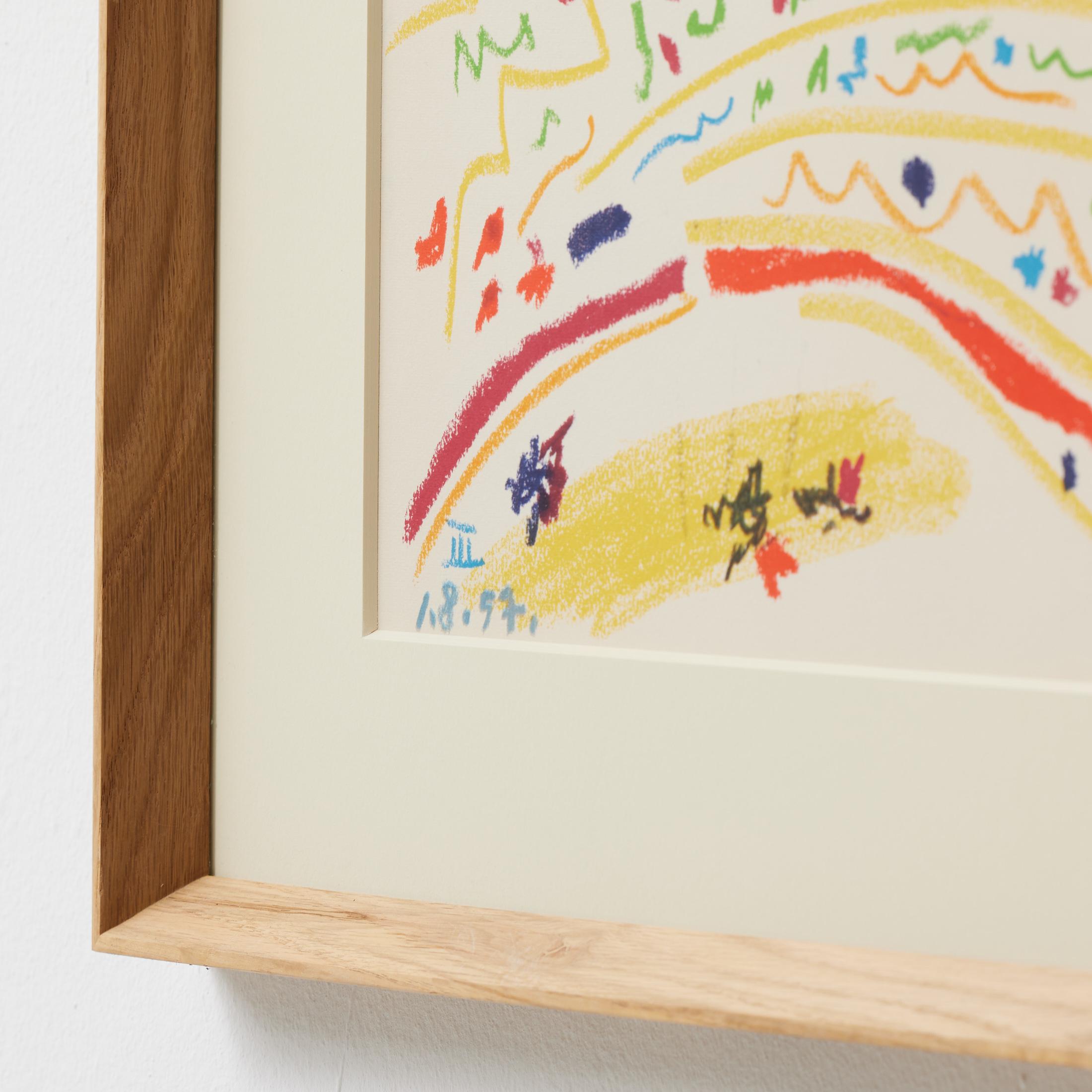 Picasso 1961 Lithograph from Toros y Toreros — Crayon Drawing Reproduction im Angebot 8