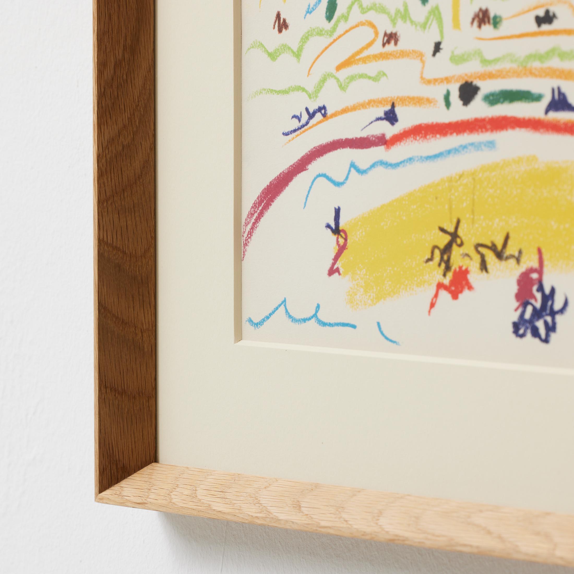Picasso 1961 Lithographie von Toros y Toreros - Reproduktion einer Buntstiftzeichnung im Angebot 9