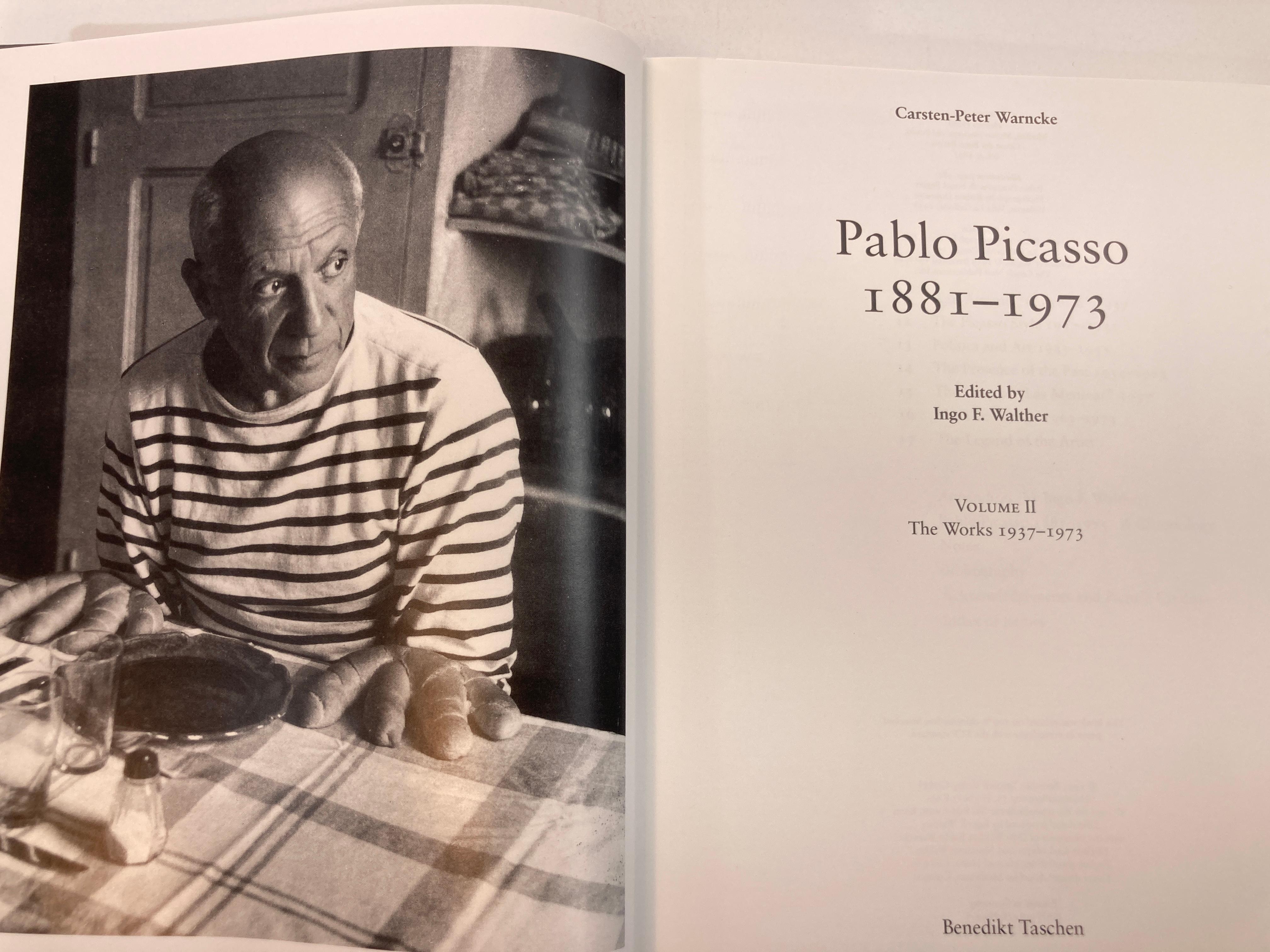 Picasso 2 Volume Box Set Carsten-Peter Warncke Pub Benedikt Taschen 1995 In Good Condition For Sale In North Hollywood, CA