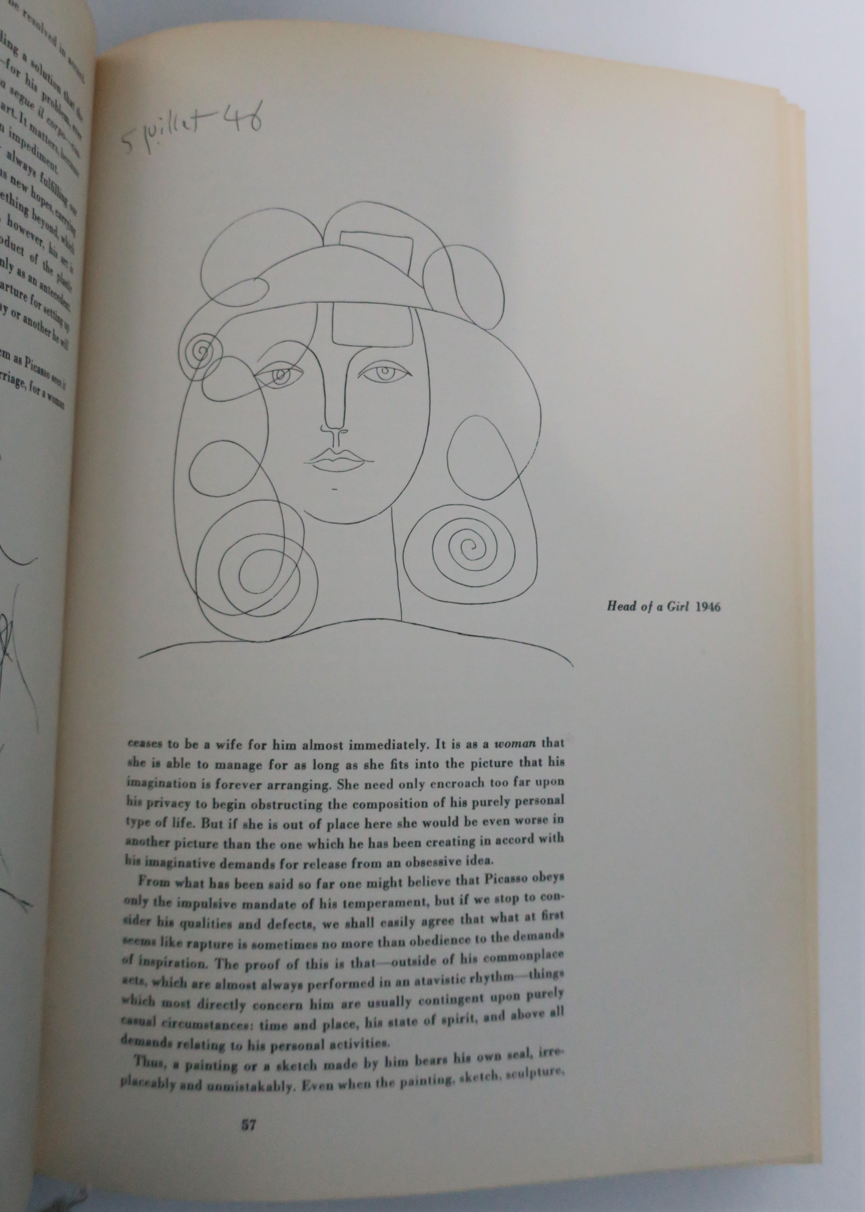 Picasso, a Library or Coffee Table Book, circa 1950s 3
