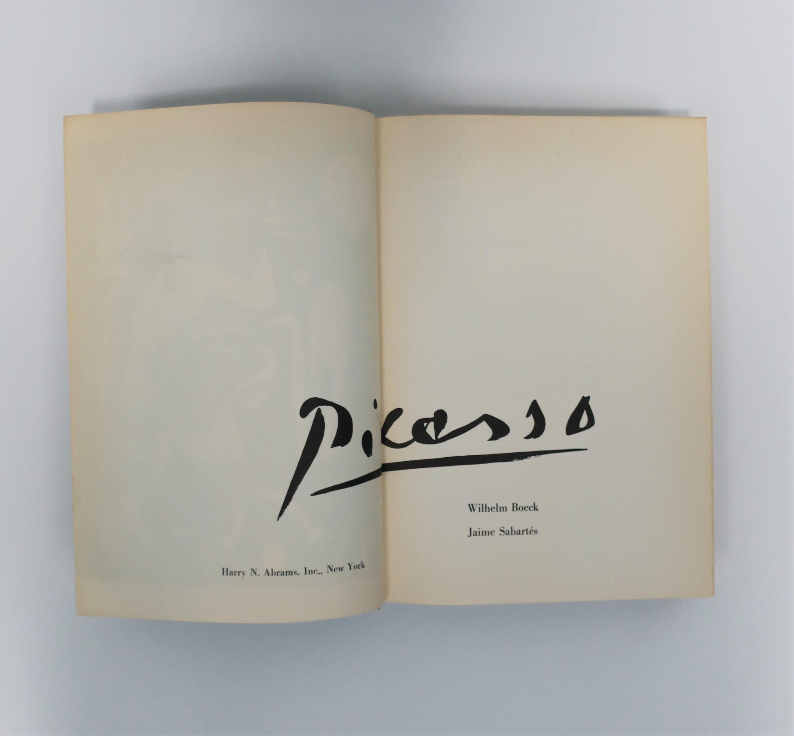 Picasso, a Library or Coffee Table Book, circa 1950s In Good Condition In New York, NY