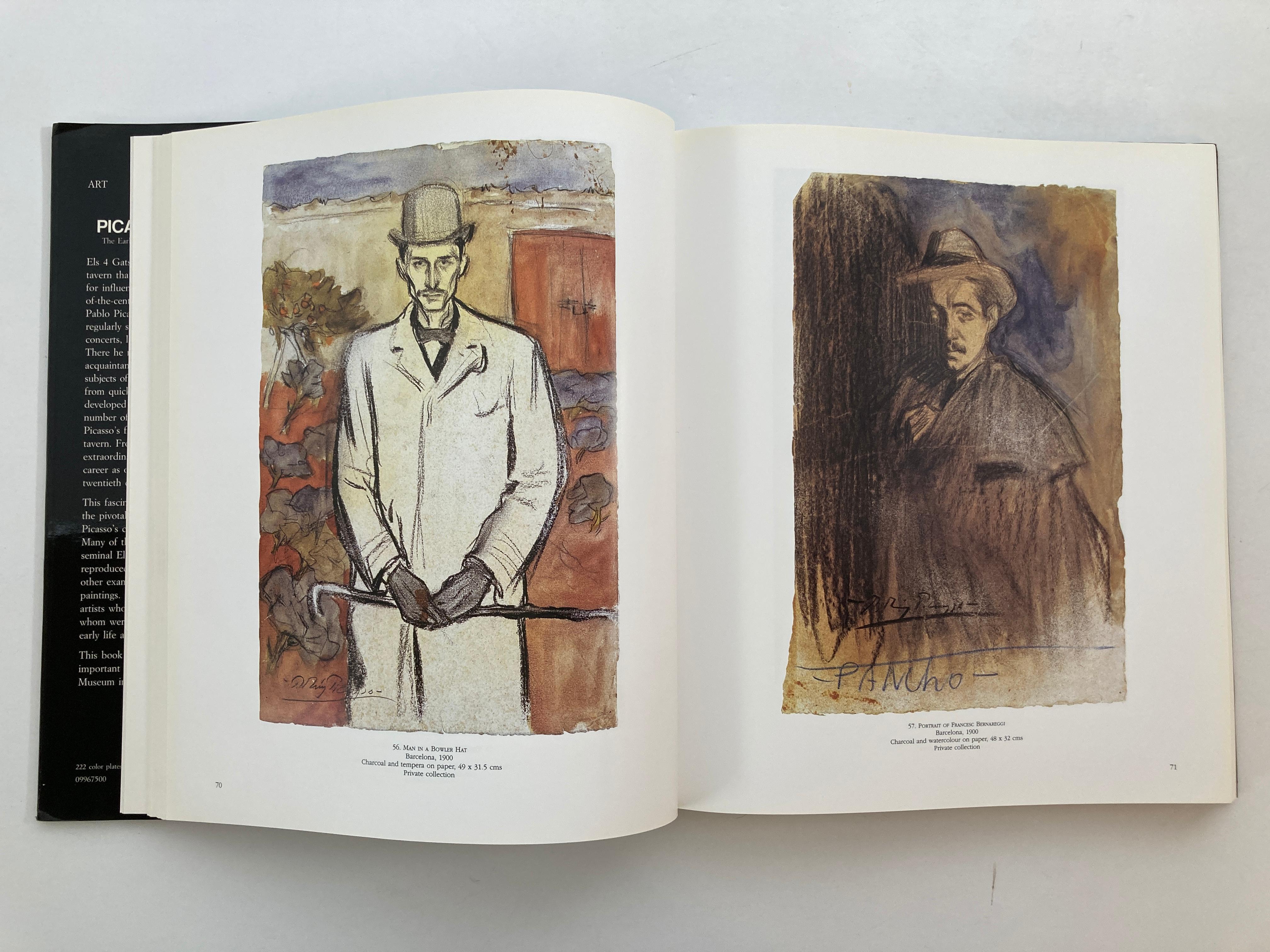 Paper Picasso and els 4 Gats Book by Pablo Picasso Hardcover Book