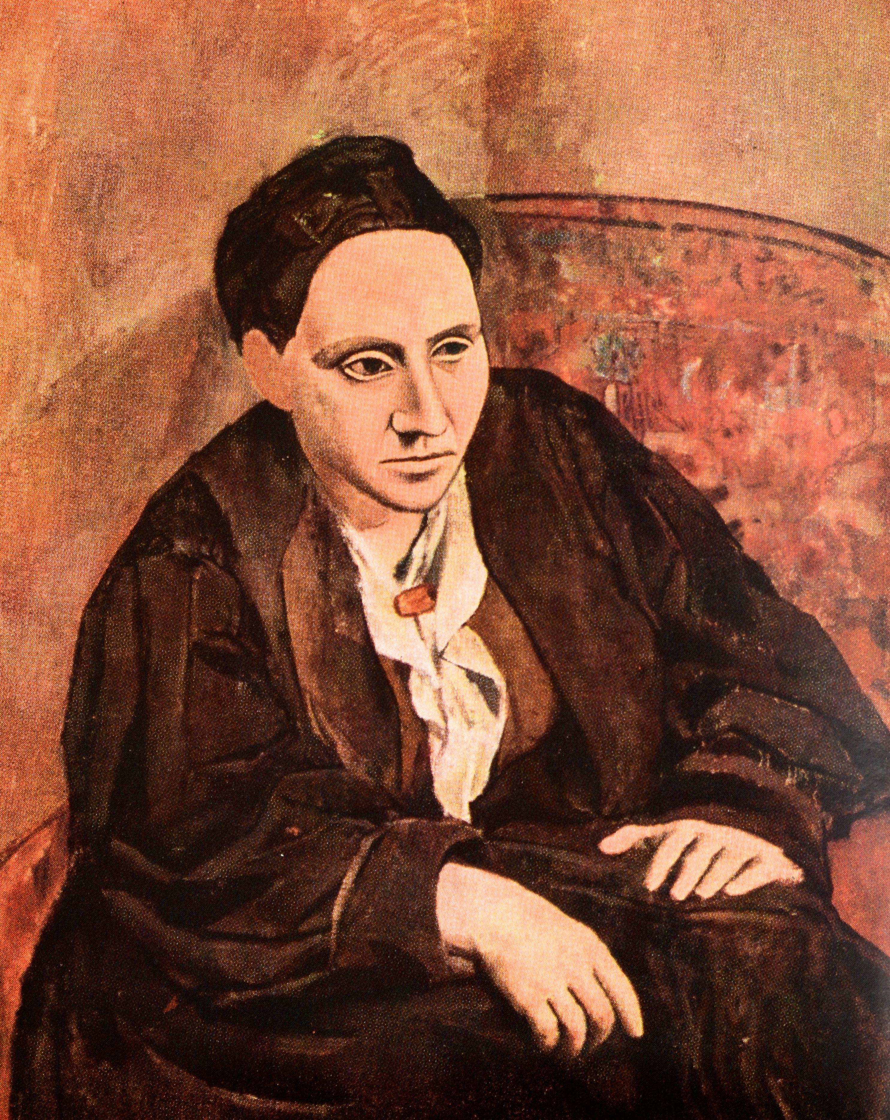 Picasso par Gertrude Stein. B.T. Batsford, LTD, Londres, 1948. 3e édition, couverture rigide, sans jaquette. Avec 64 illustrations en couleur et en noir et blanc. La célèbre écrivaine et expatriée Gertrude Stein a été l'une des premières Américaines