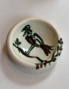 Picasso Ceramic Ash tray / cup "Oiseau sur la branche" Edition Madoura 1952