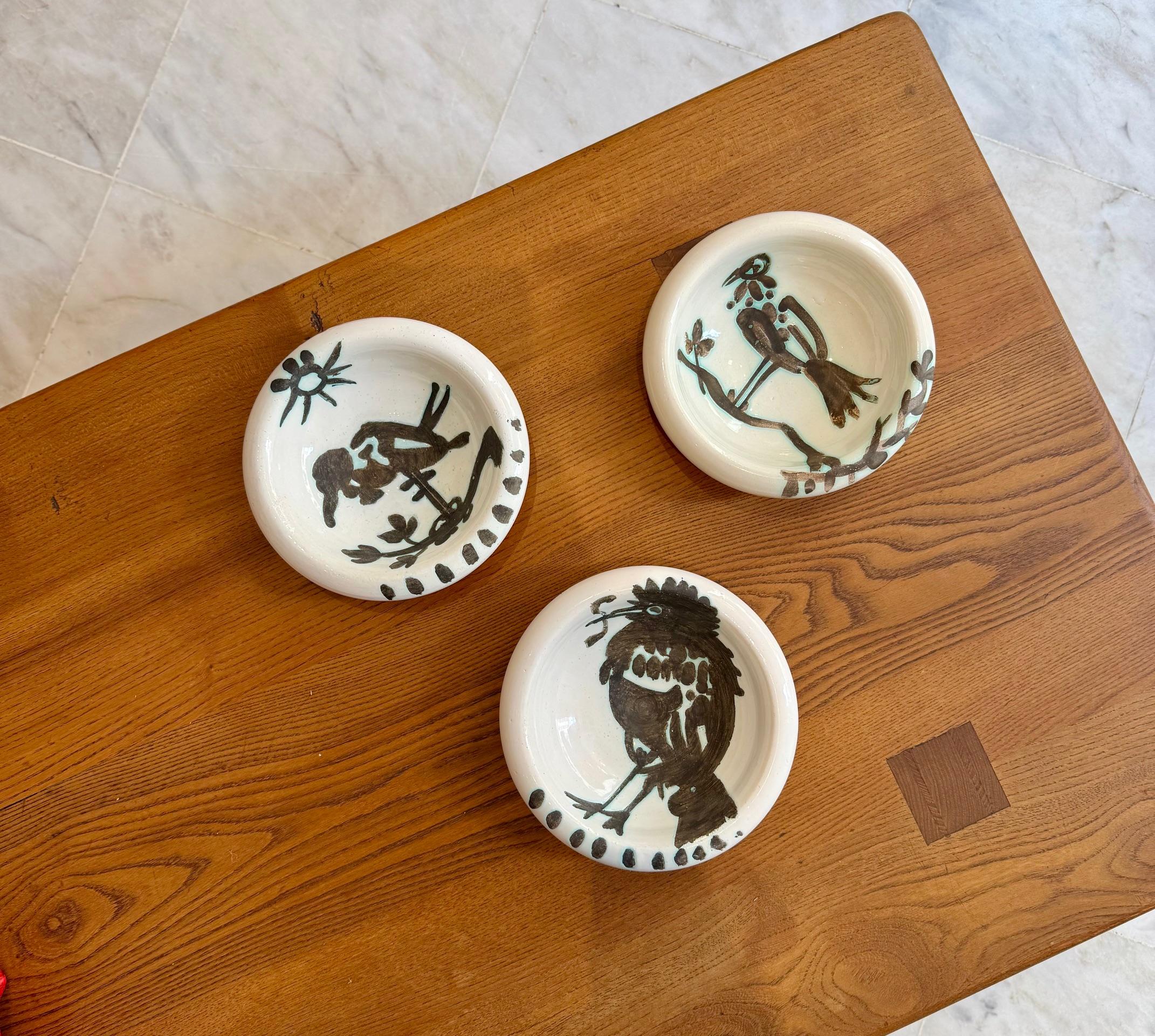 Vassoio / tazza per cenere in ceramica Picasso 